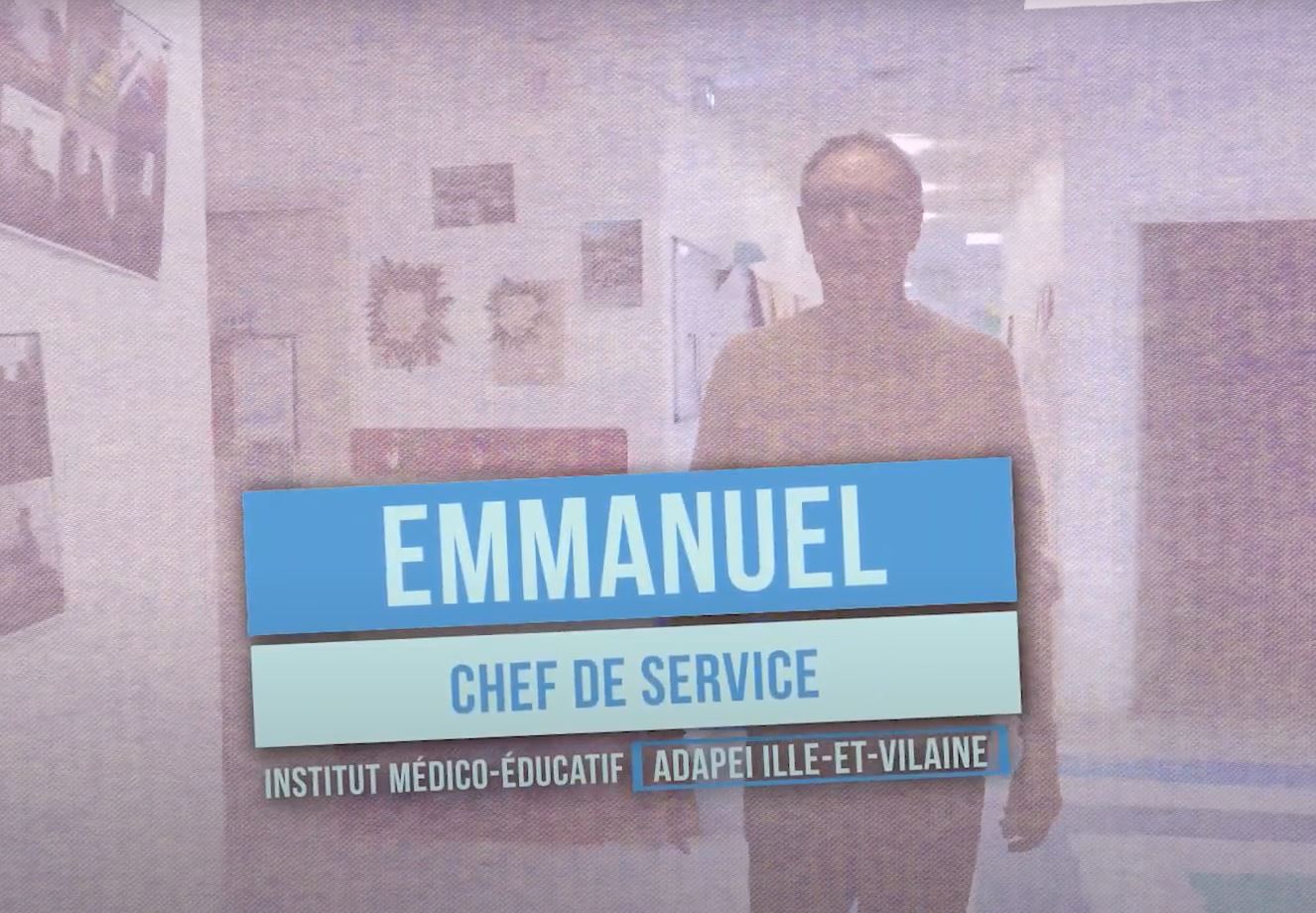 Emmanuel, chef de service dans un IME